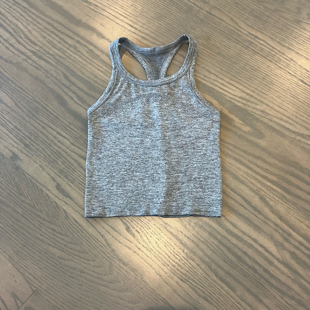 Lululemon Cropped Racerback Tank Top